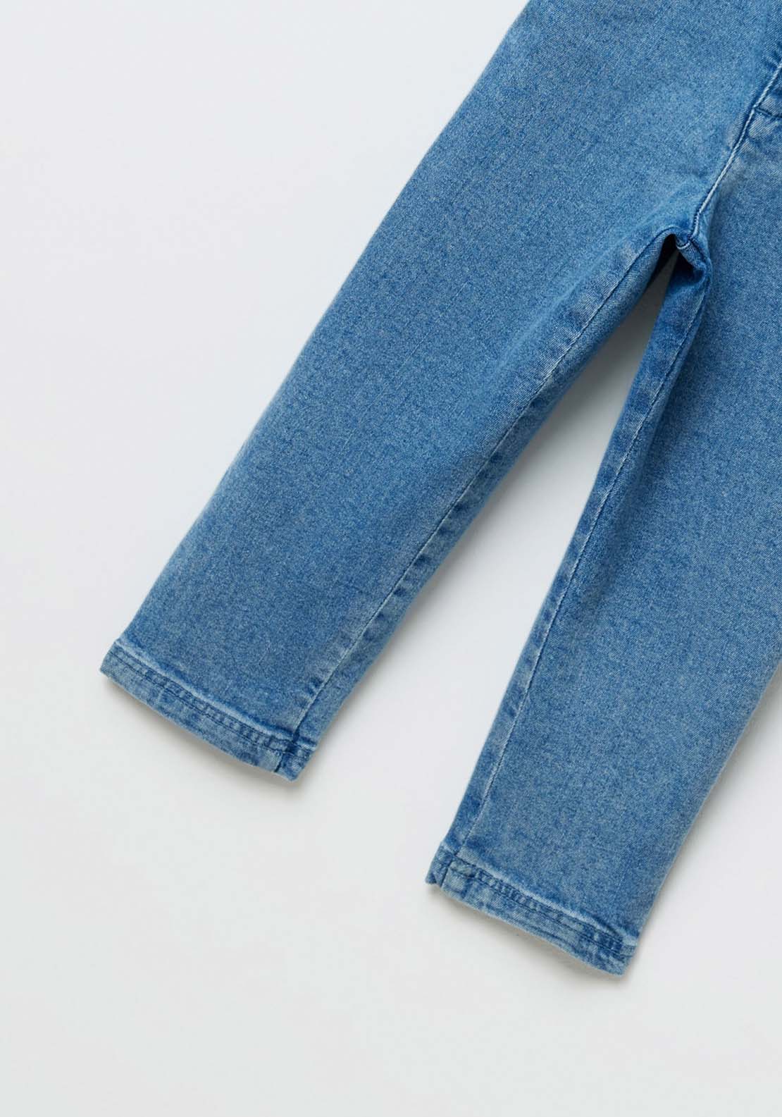 Sfera Long denim jumpsuit - Denim Medium Wash 10 Shaws Department Stores