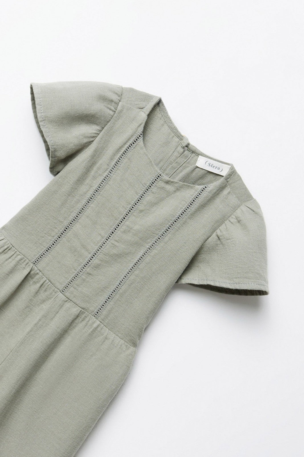 Sfera Long jumpsuit - Green 3 Shaws Department Stores