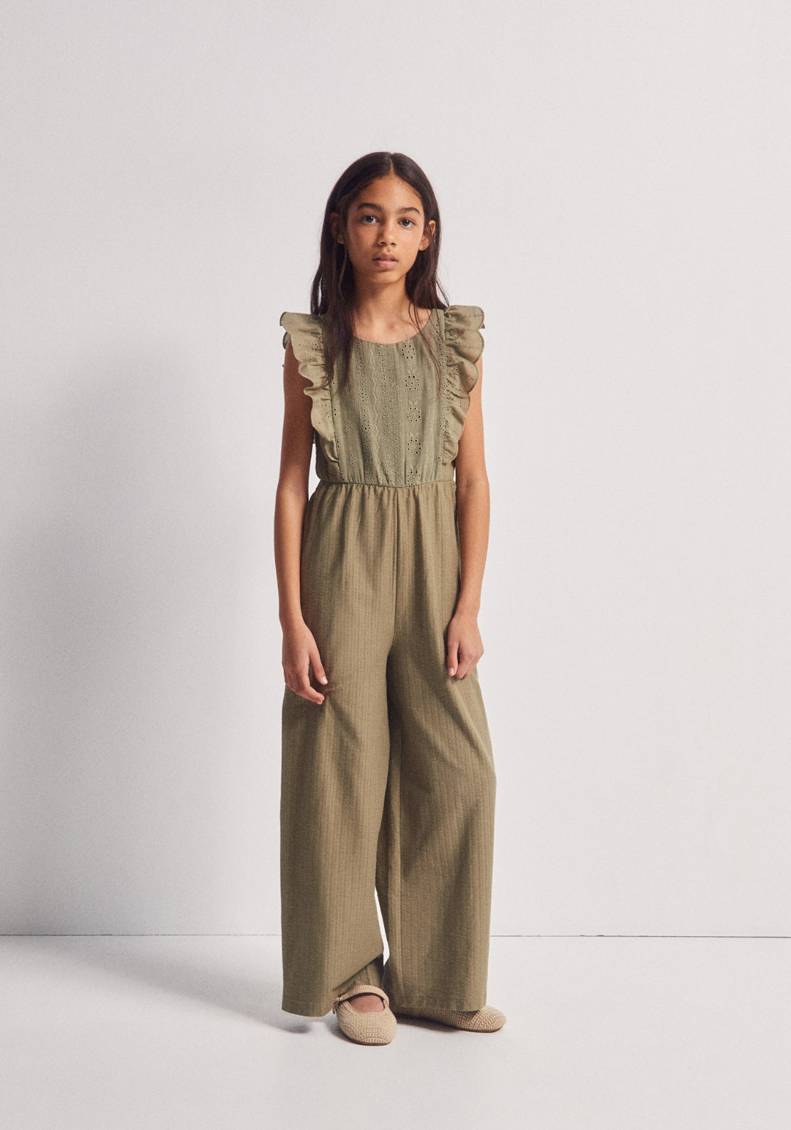 Fancy Circular Jumpsuit - Green