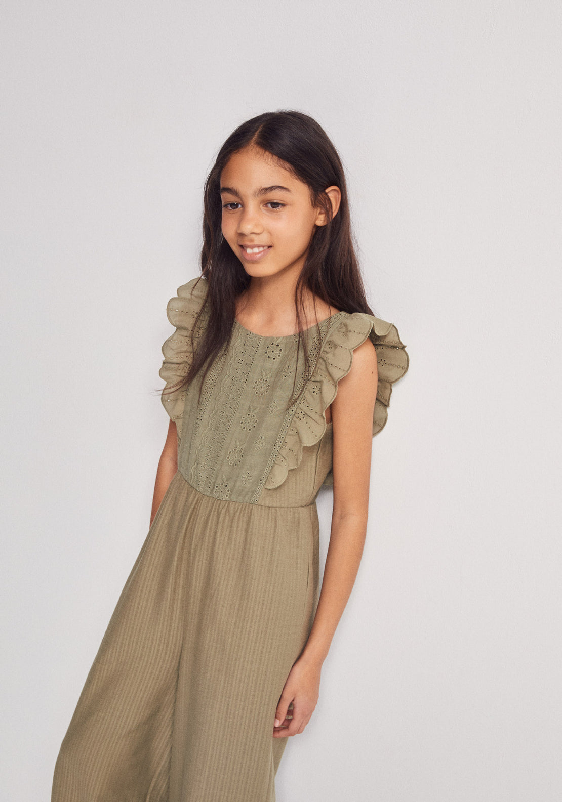 Fancy Circular Jumpsuit - Green