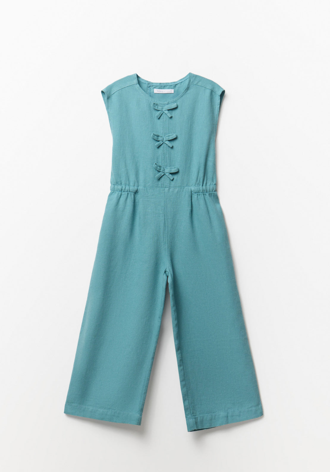 Jumpsuit With Bows - Blue