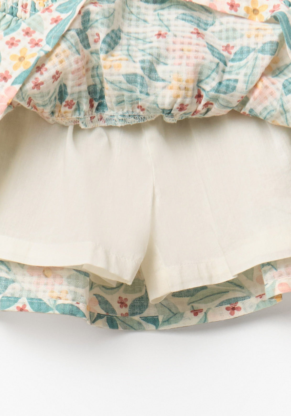 Ruffles Skort - Cream