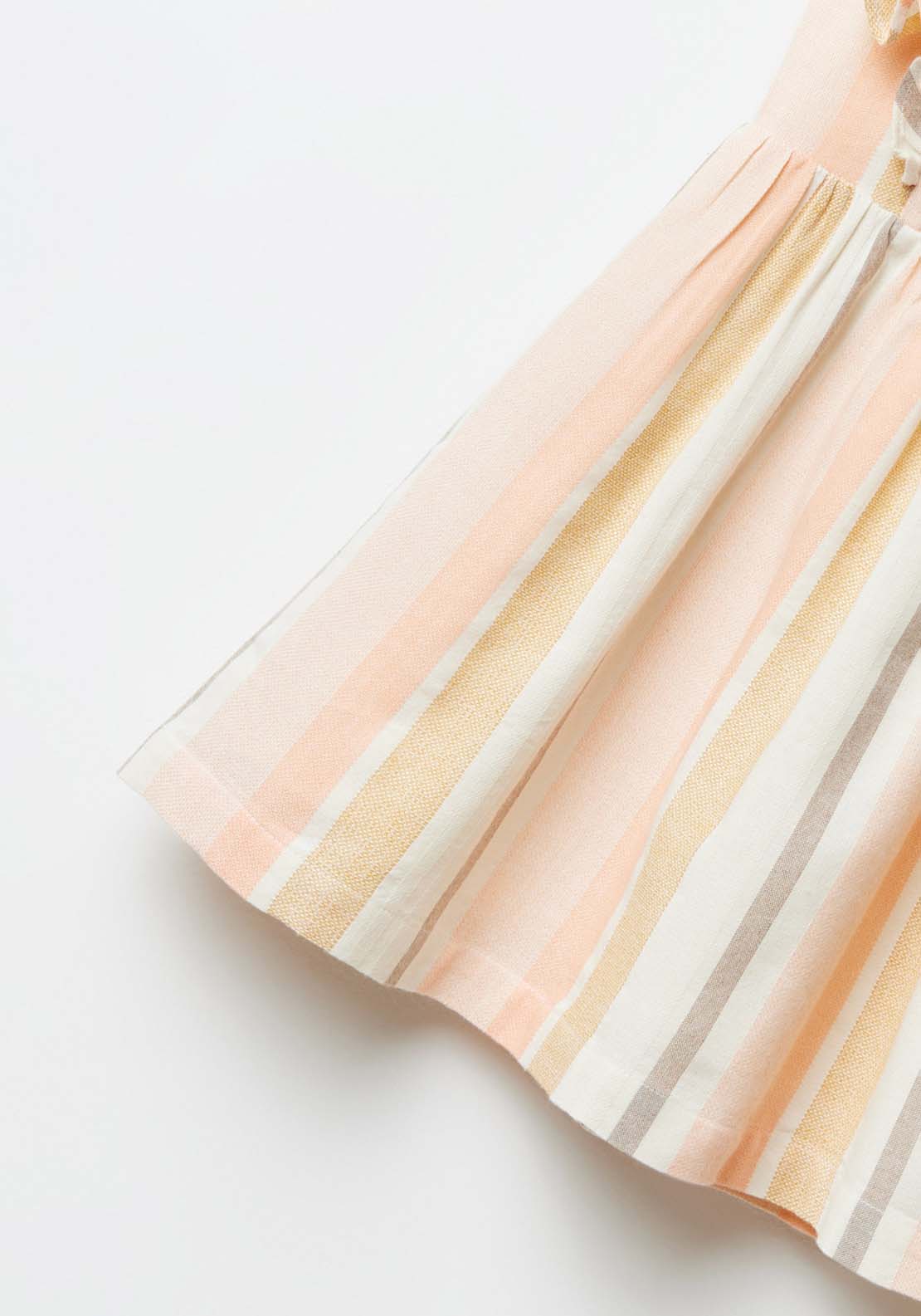 Sfera Stripes rustic dress - Salmon 8 Shaws Department Stores