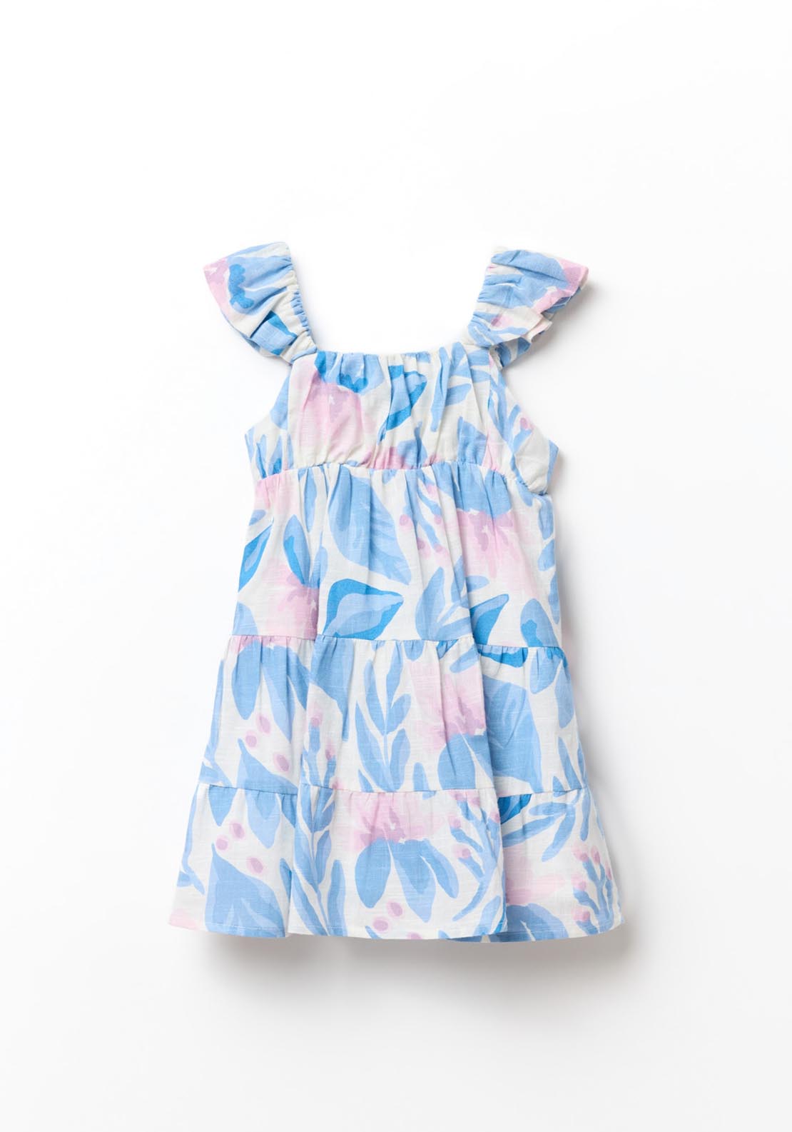 Sfera Floral Dress - White 3 Shaws Department Stores