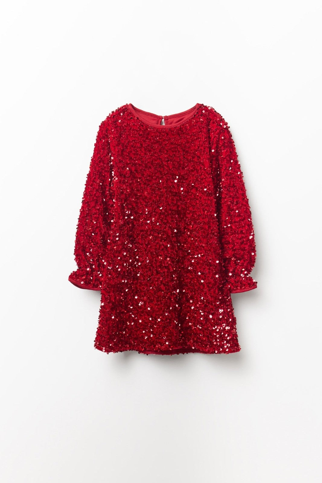 Sfera Sequin Dress - Red 1 Shaws Department Stores
