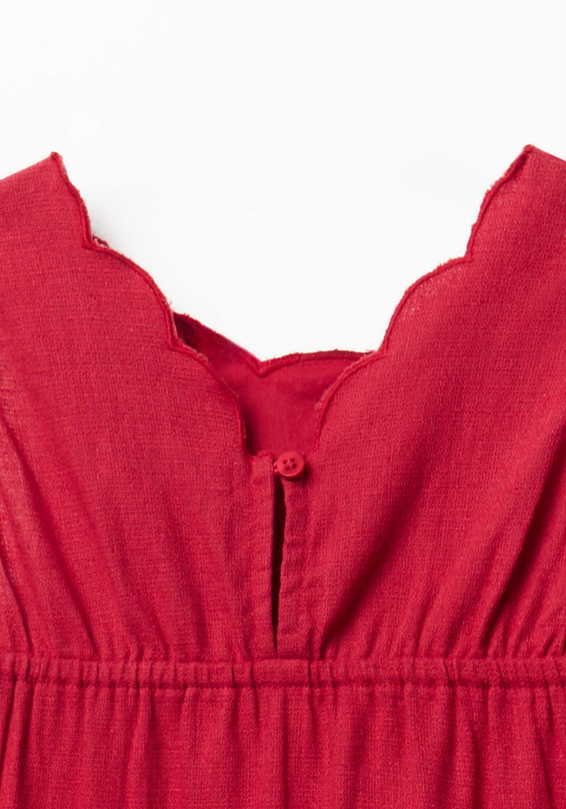 Fit-And-Flare Dress - Red