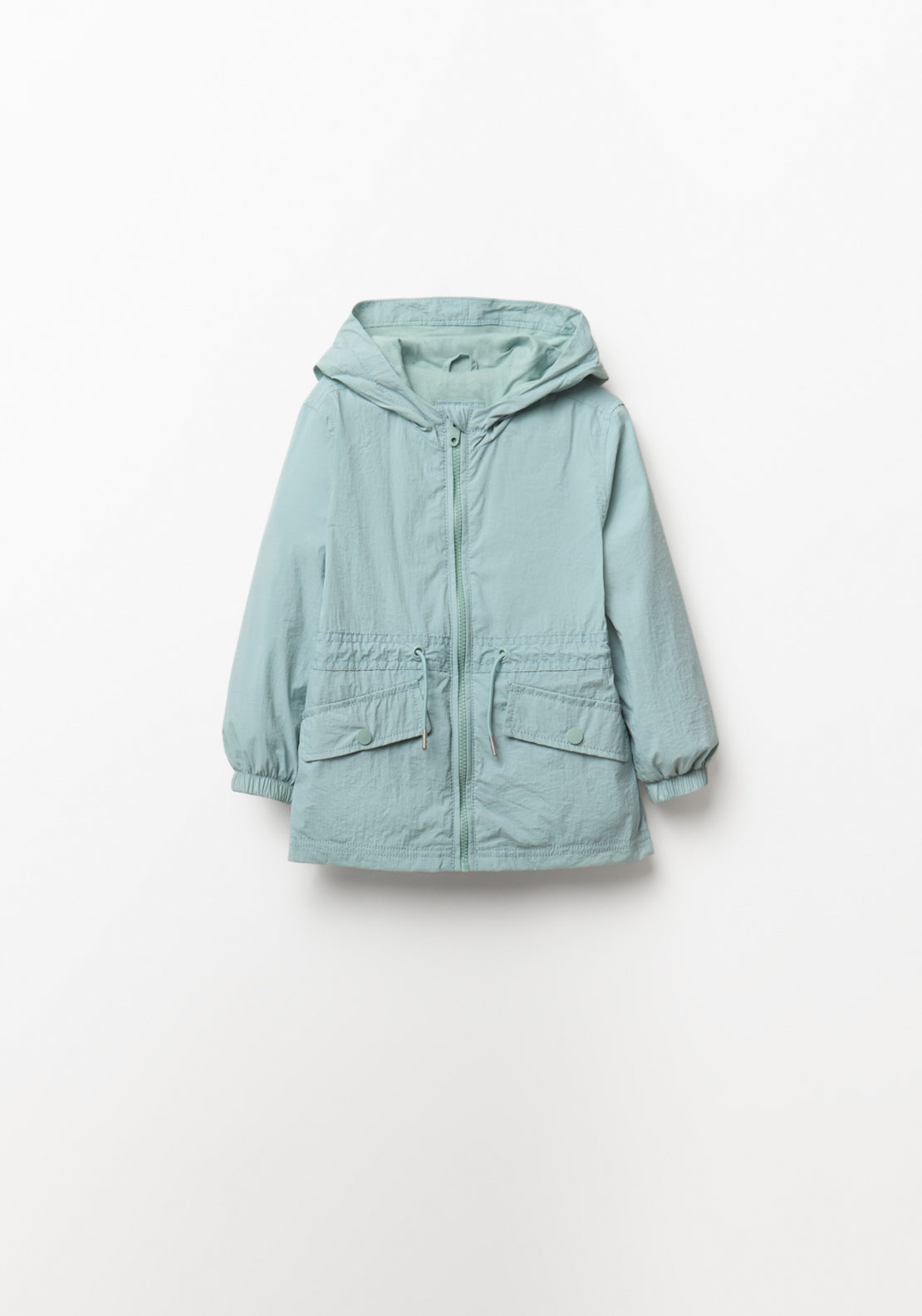 Hooded Raincoat - Green
