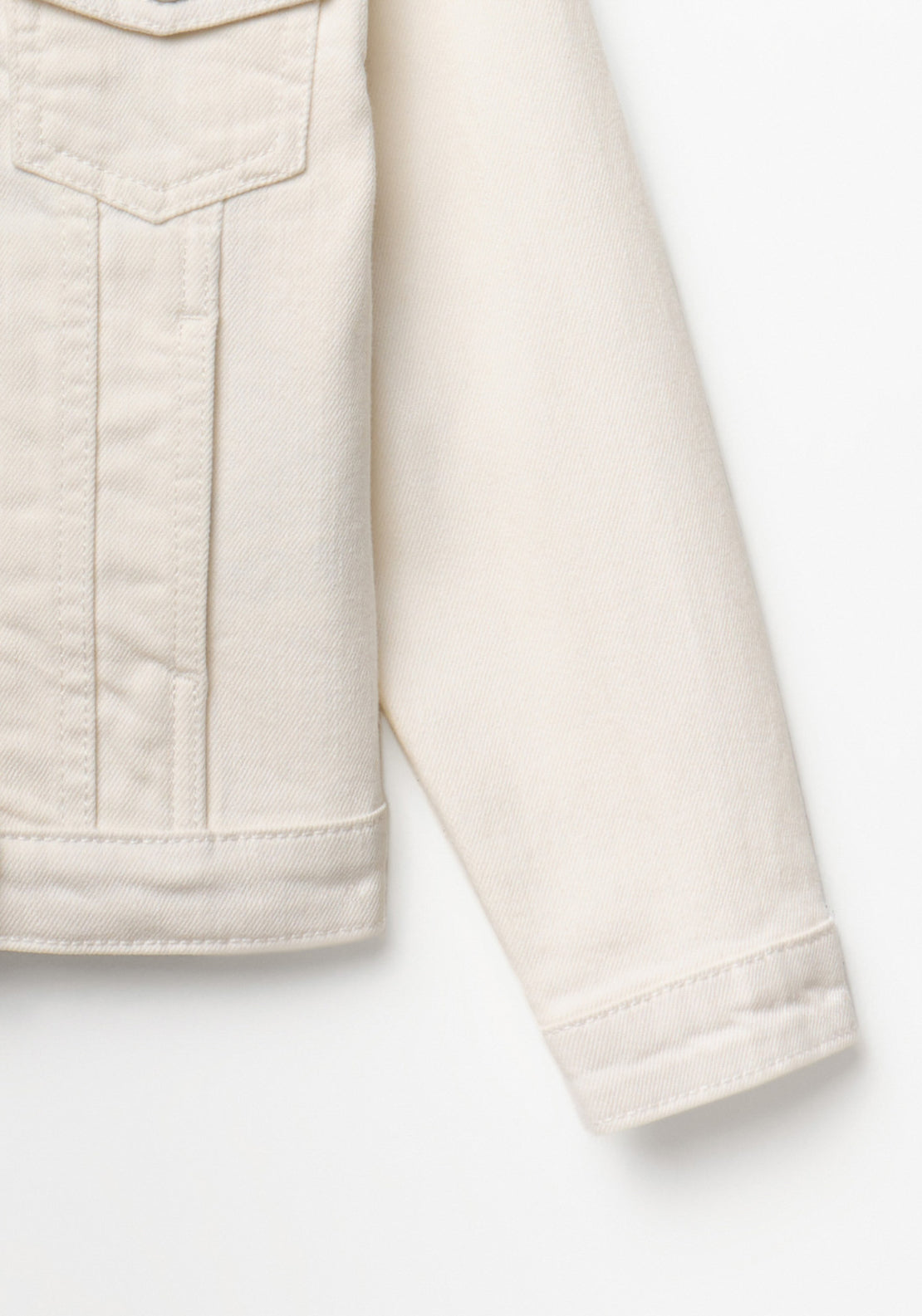 Denim Jacket - Cream
