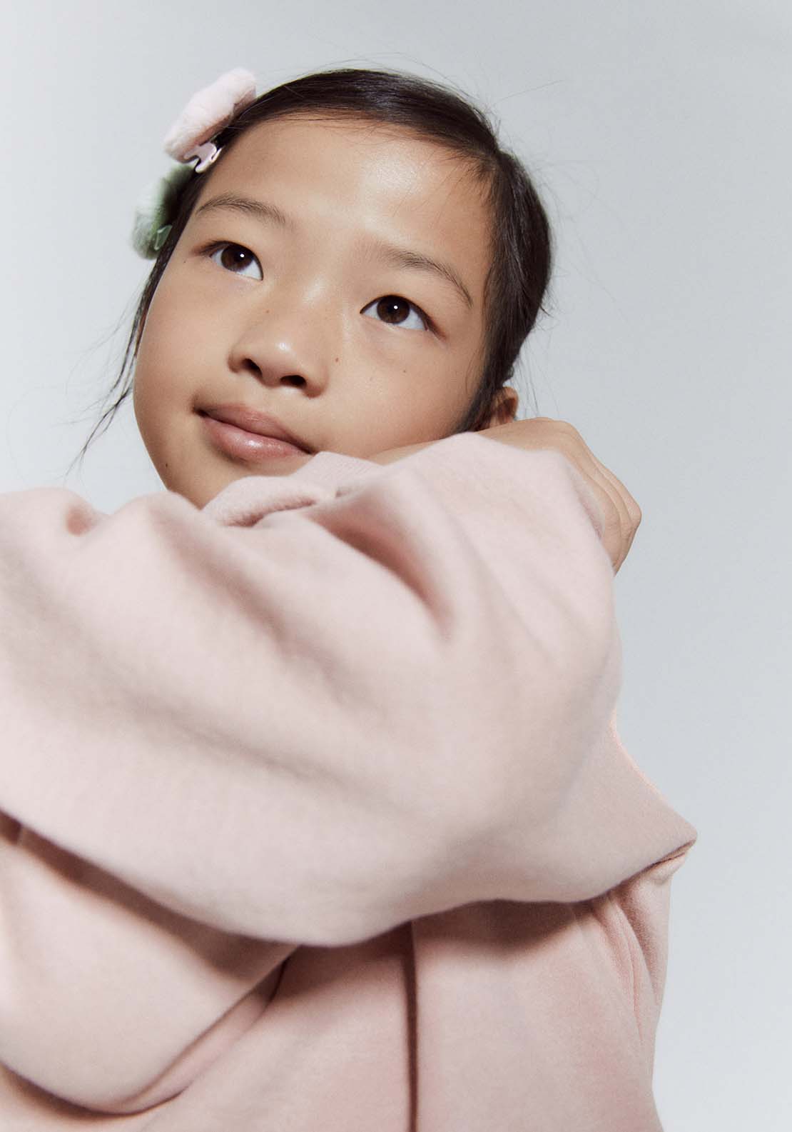 Sfera Long Sleeve Cherry Sweatshirt - Pink Light 2 Shaws Department Stores