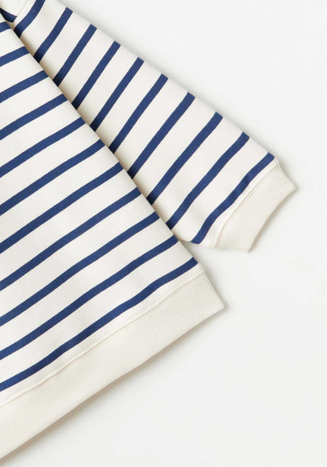 Sfera Printed sweatshirt - Ecru 7 Shaws Department Stores