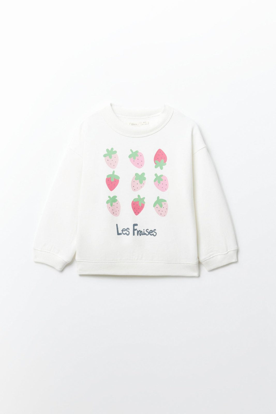 Sfera Placement print sweatshirt - White Off 1 Shaws Department Stores