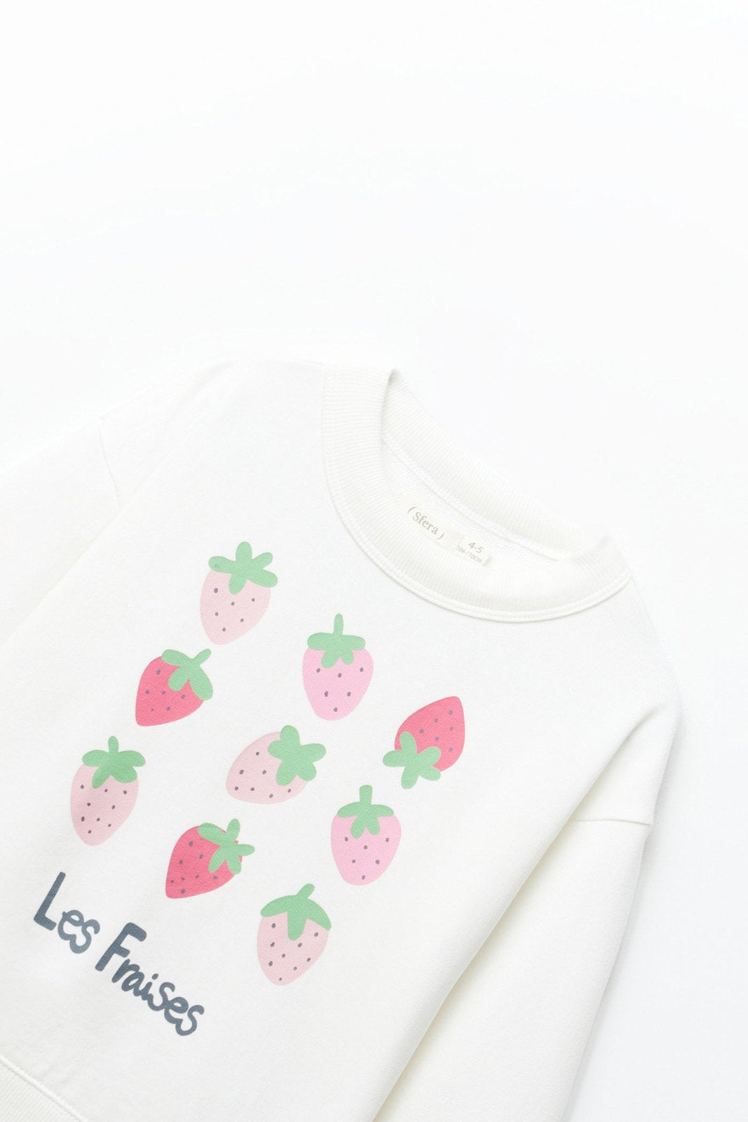 Sfera Placement print sweatshirt - White Off 2 Shaws Department Stores