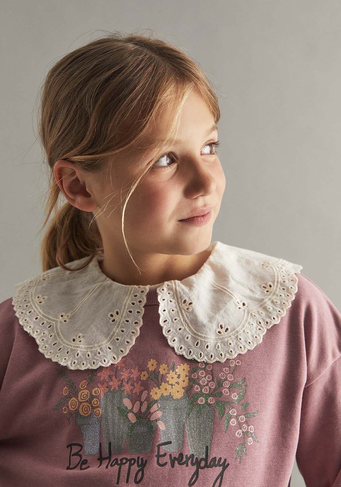 Garden Pots Sweatshirt - Pink
