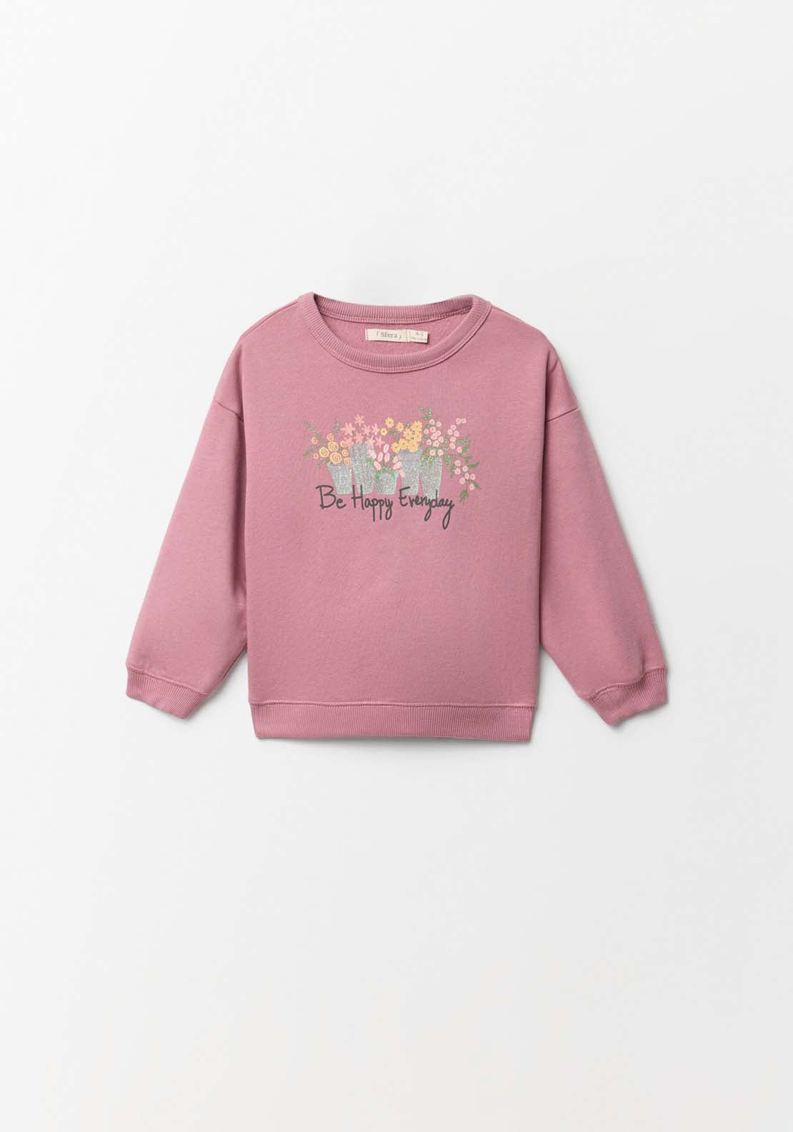 Garden Pots Sweatshirt - Pink