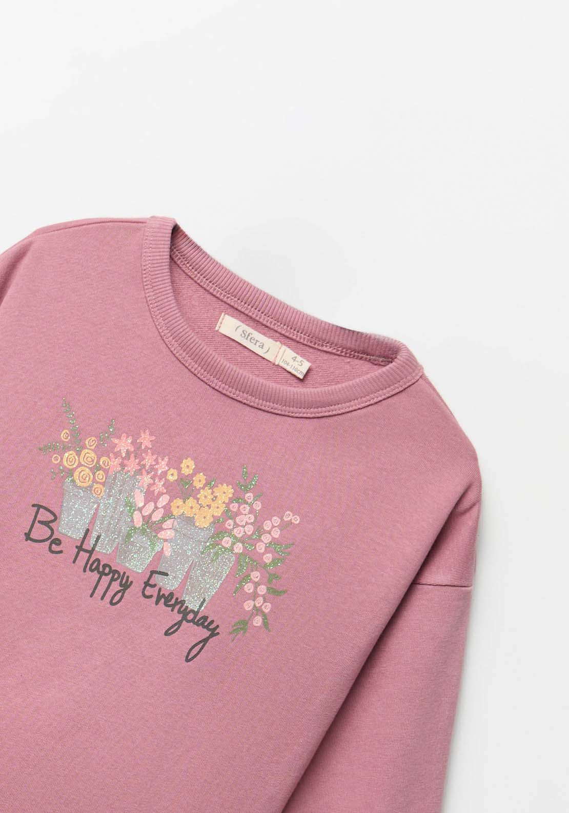 Garden Pots Sweatshirt - Pink