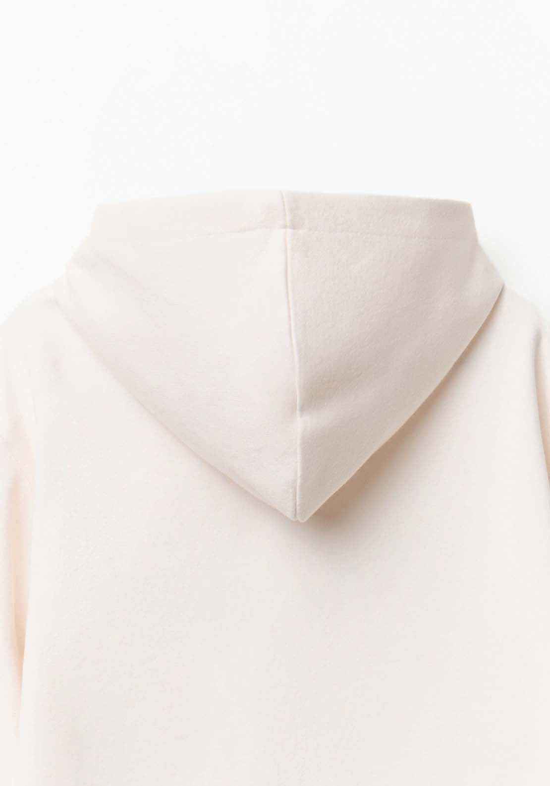 Multi-Print Zip-Up Sweatshirt - Cream