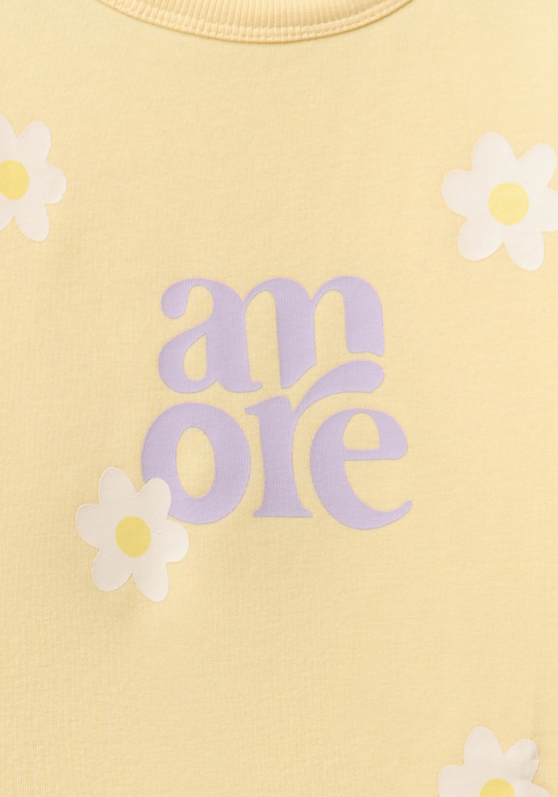Printed Sweatshirt - Yellow