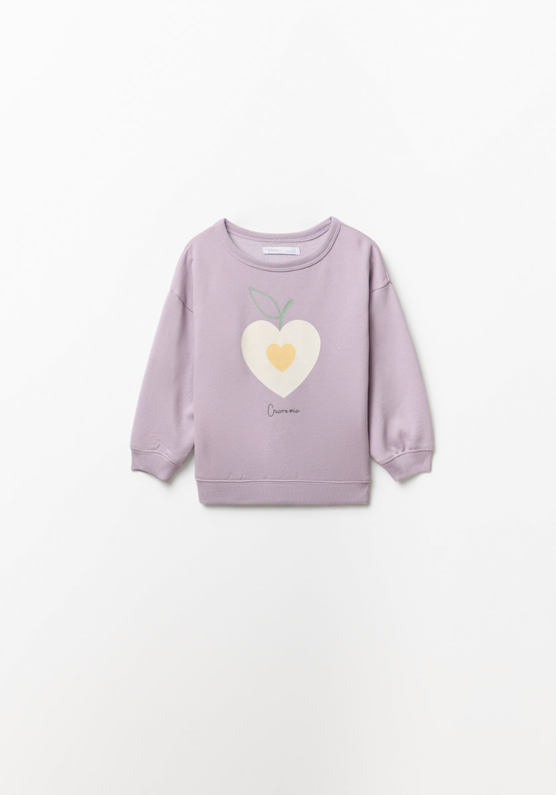 Printed Sweatshirt - Purple