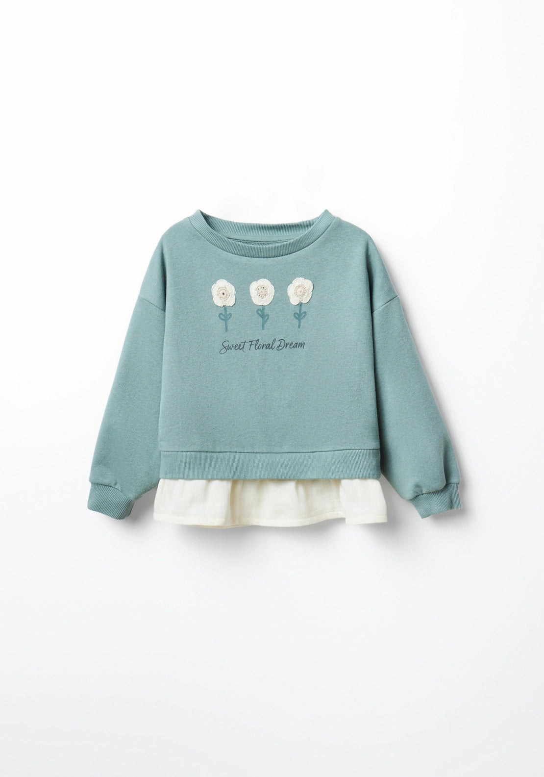 Mock Layer Sweatshirt - Green