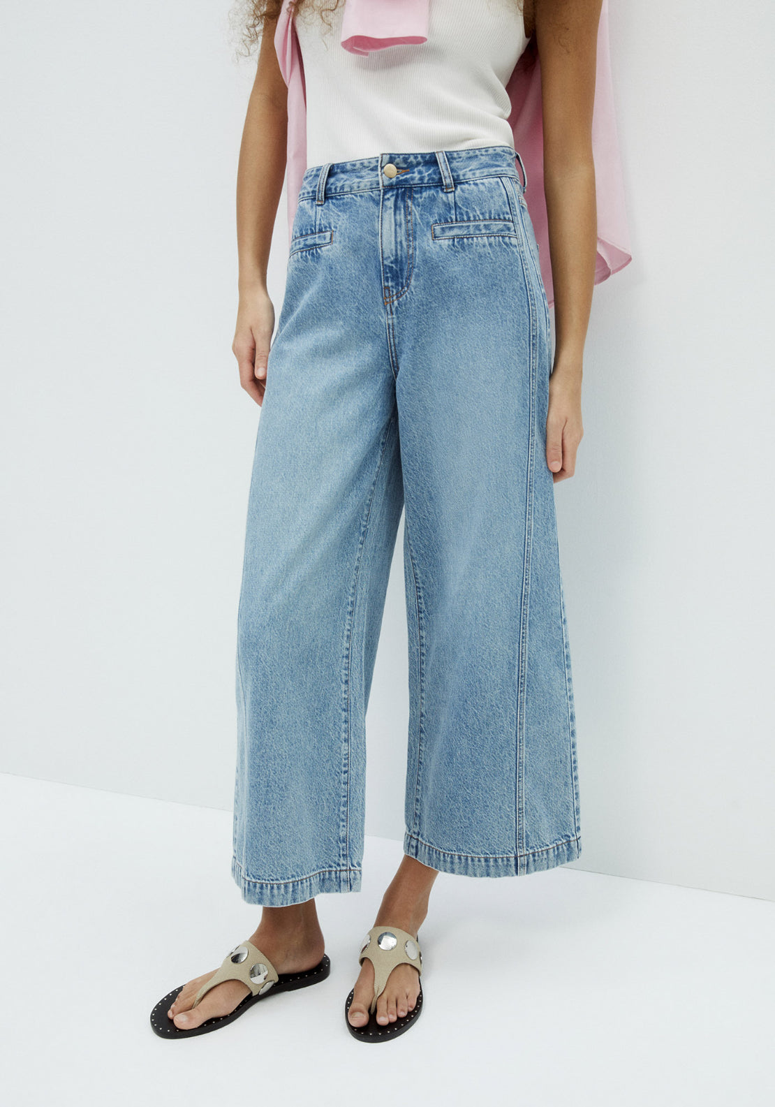 Sfera 100% Cotton Culotte Jeans - Denim 1 Shaws Department Stores