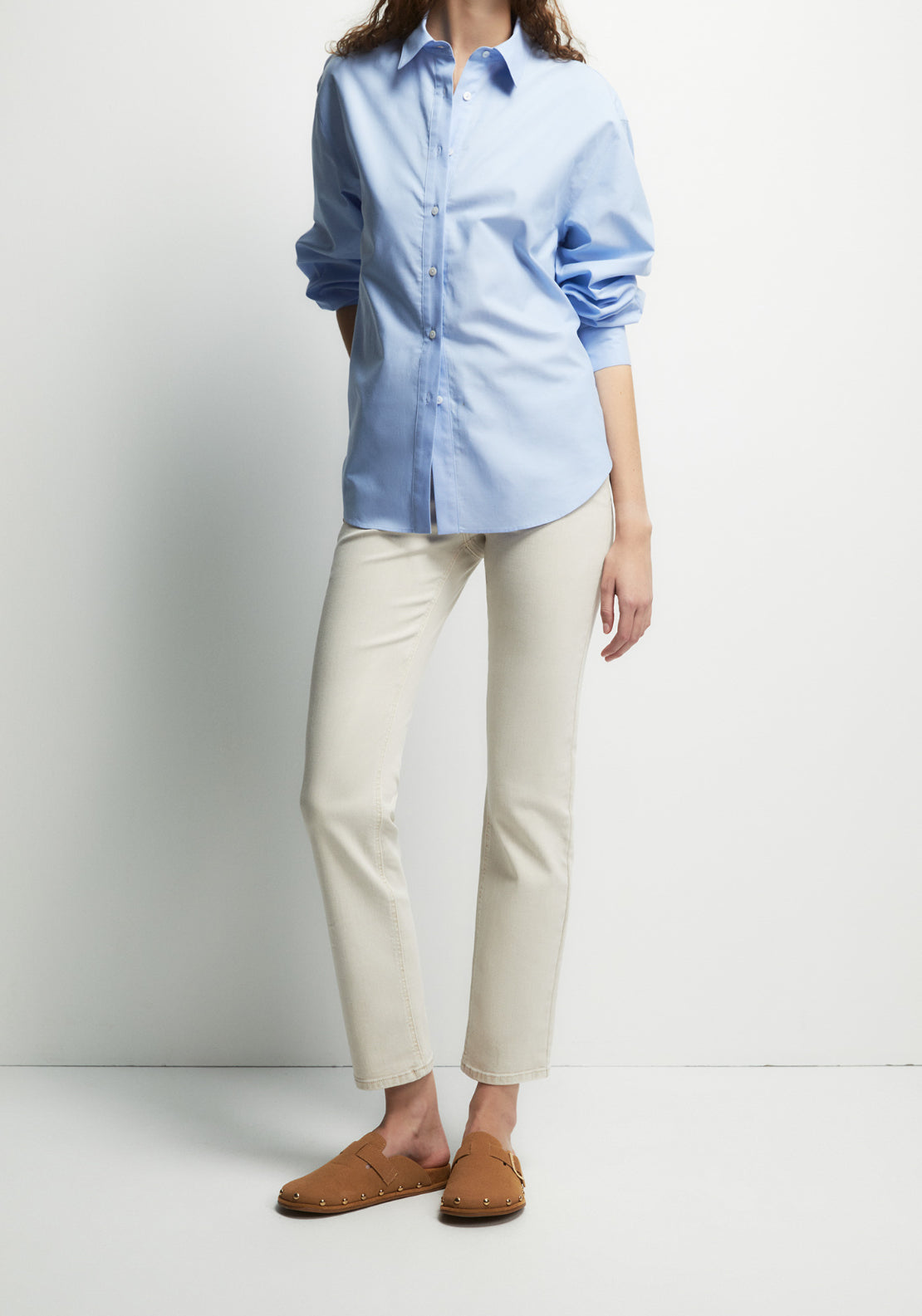 Slim Straight Jeans - Ice
