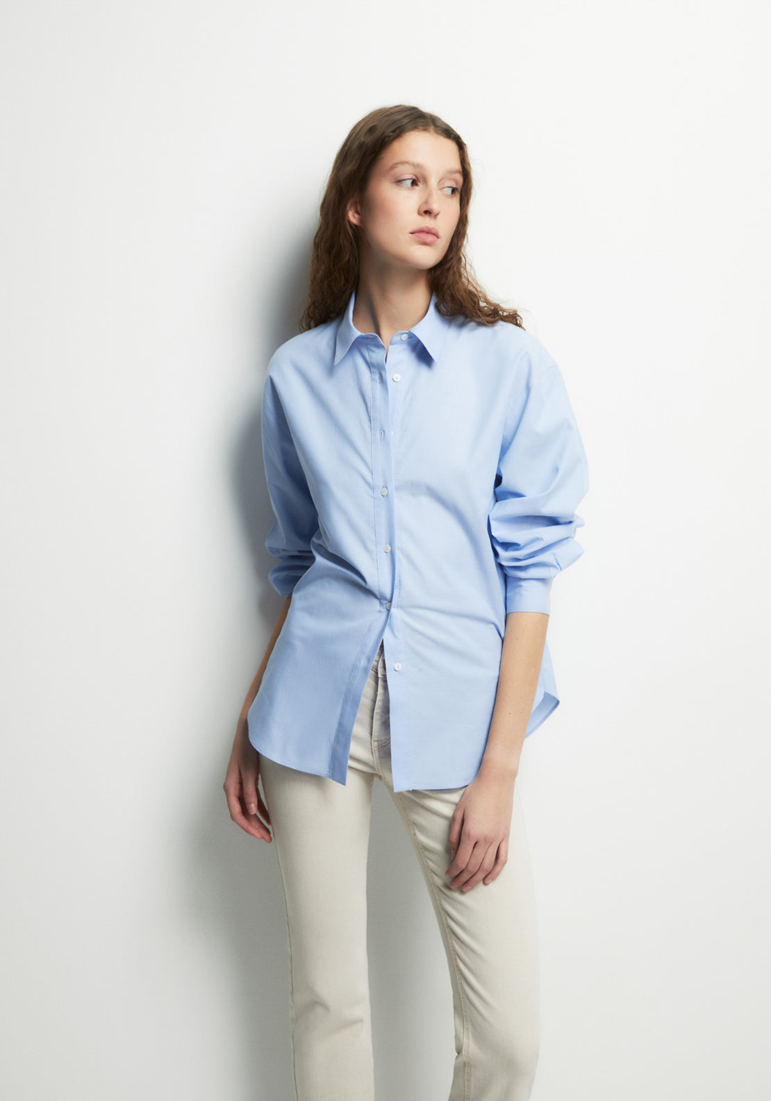 Slim Straight Jeans - Ice