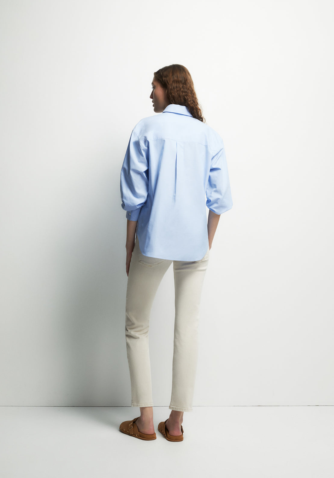 Slim Straight Jeans - Ice