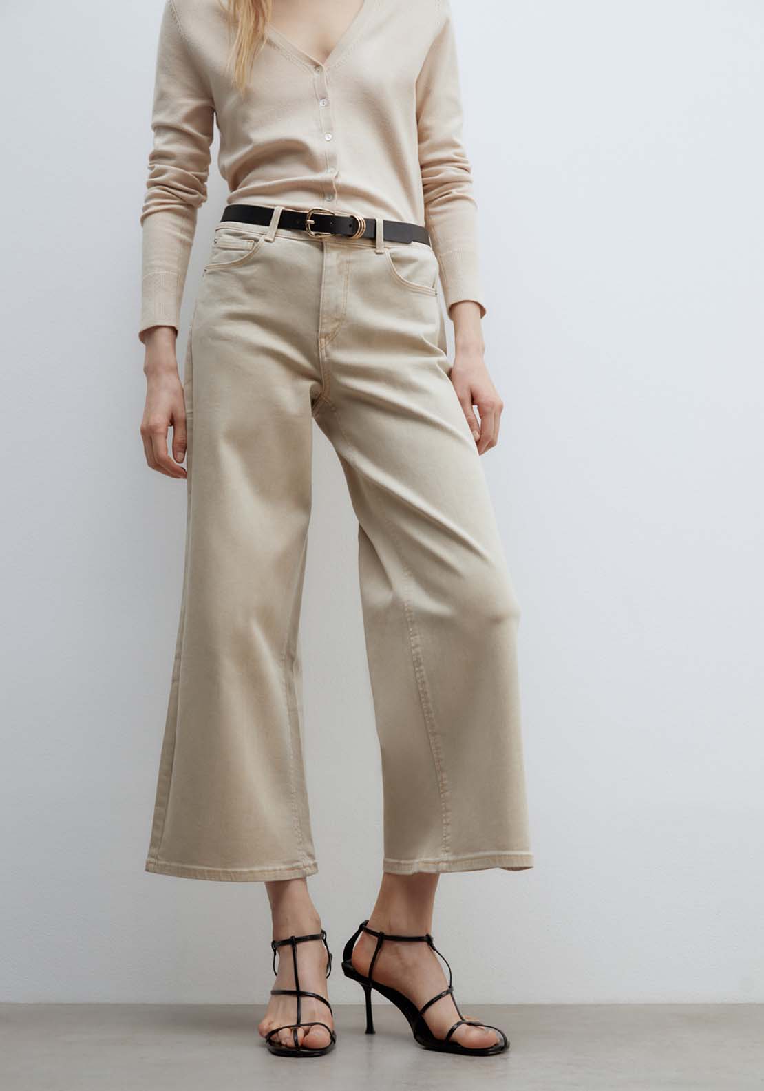Sfera Culotte jeans - Green Mink 1 Shaws Department Stores