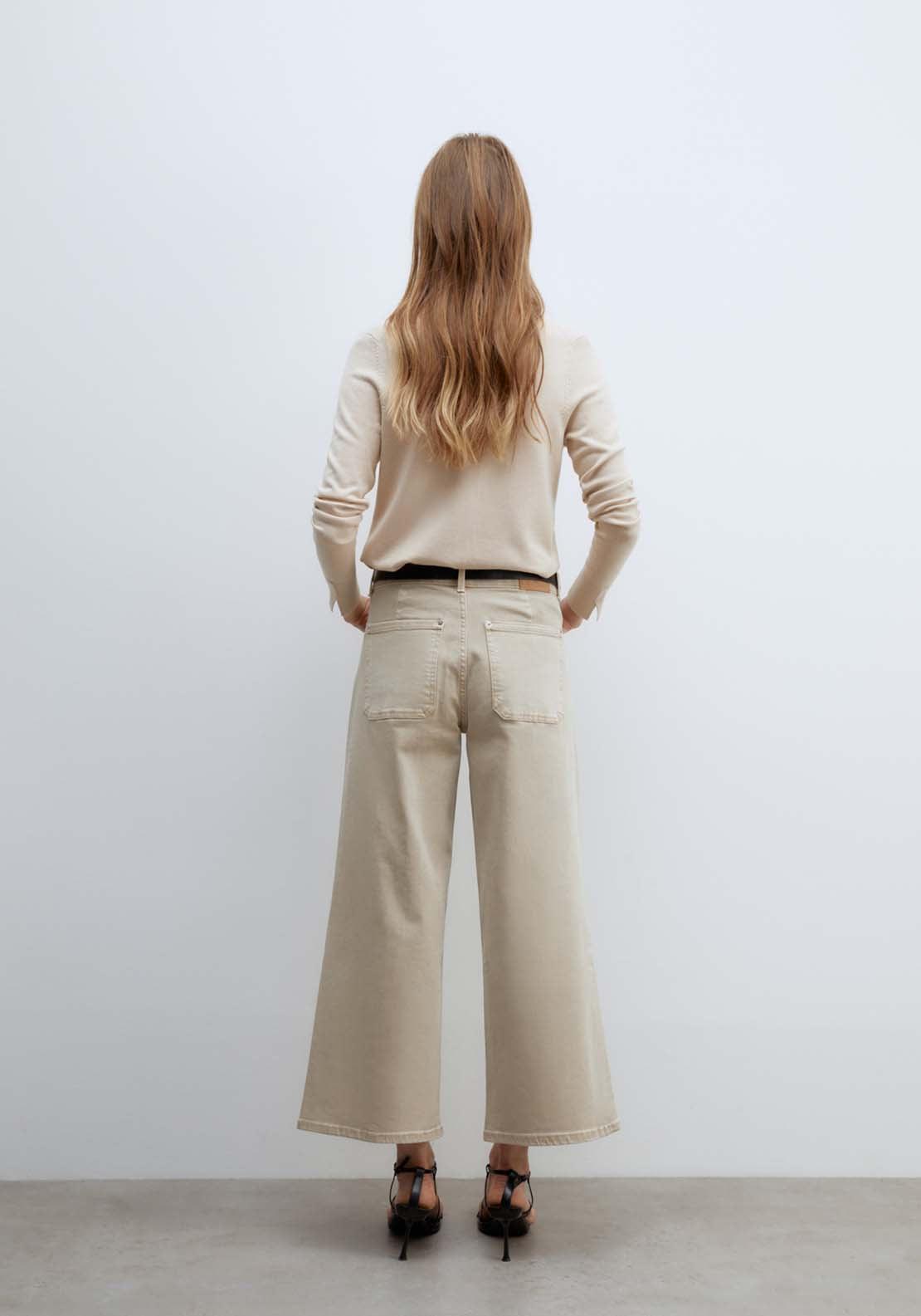 Sfera Culotte jeans - Green Mink 4 Shaws Department Stores