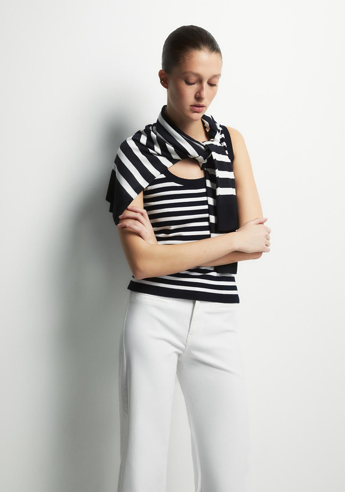 Culotte Jeans - White
