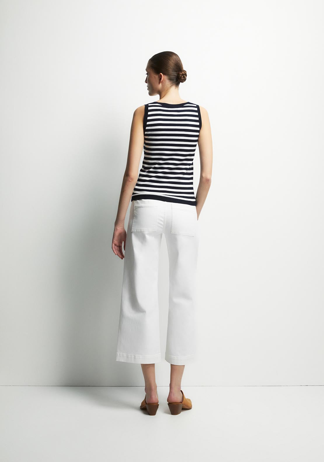 Culotte Jeans - White
