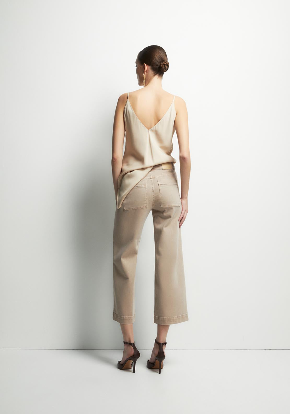 Culotte Jeans - Beige