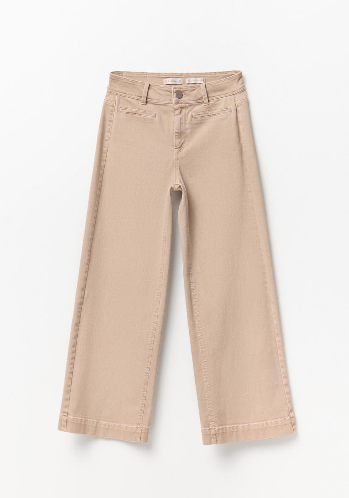 Culotte Jeans - Beige