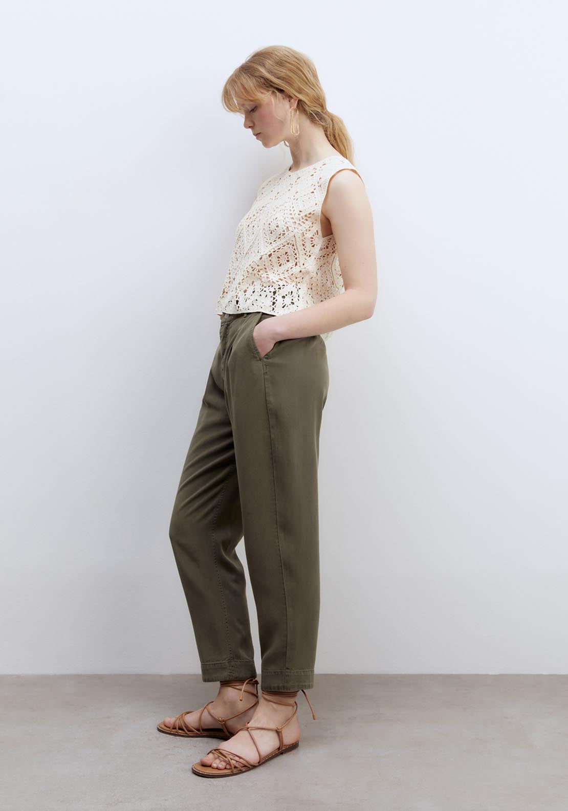Sfera Baggy Jeans - Khaki 3 Shaws Department Stores
