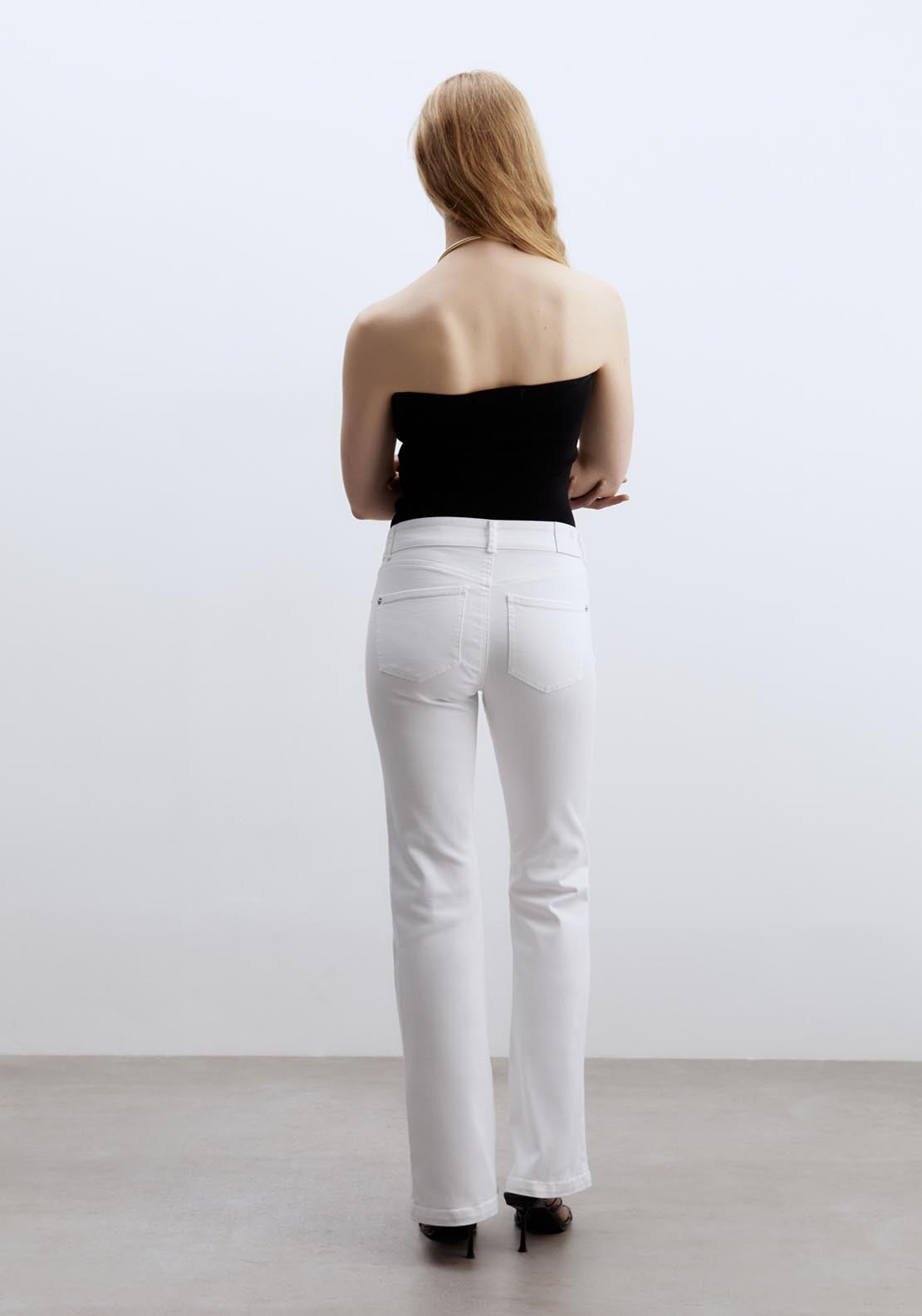 Sfera Flared Jeans - White 2 Shaws Department Stores