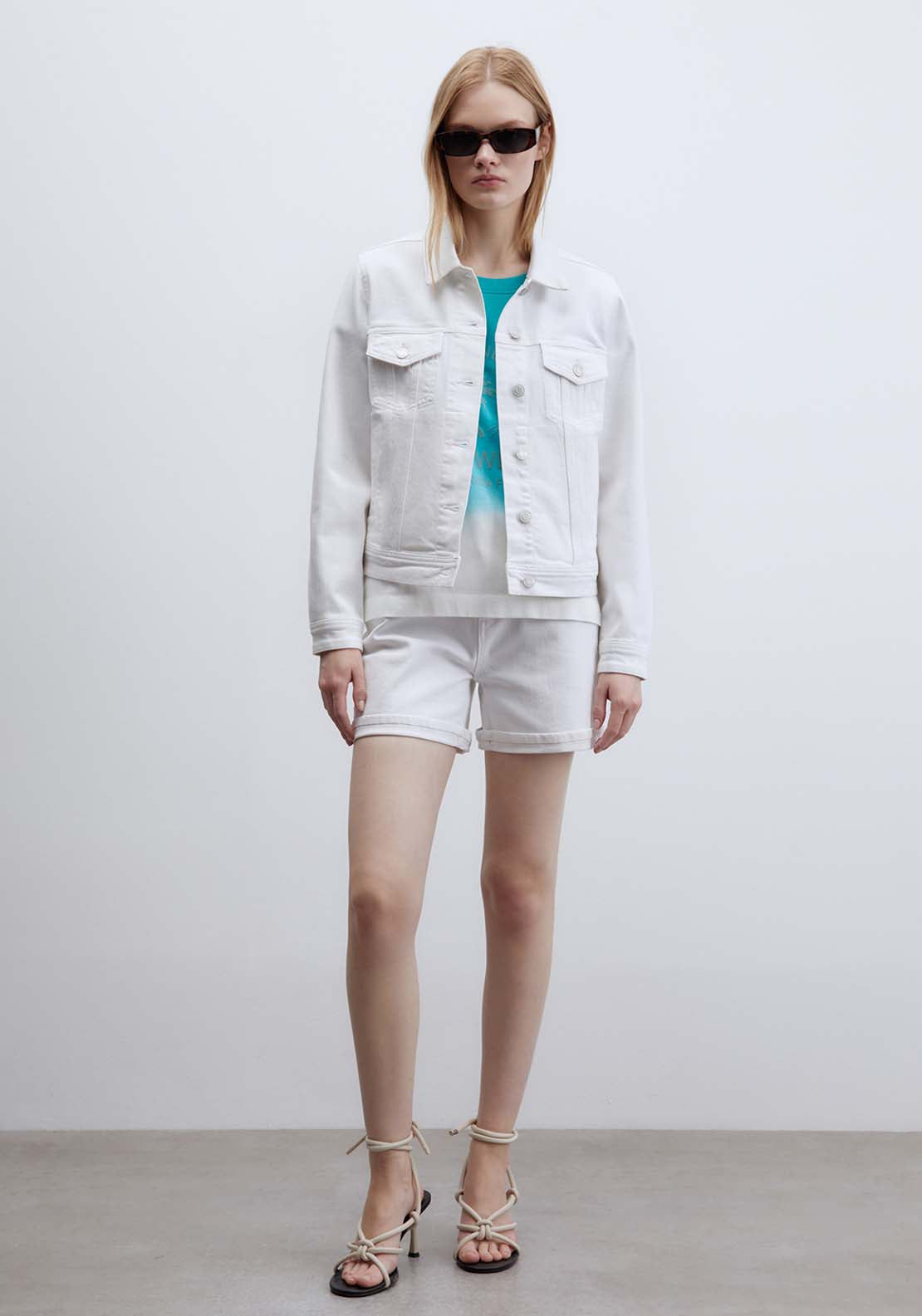 Denim Jacket - White