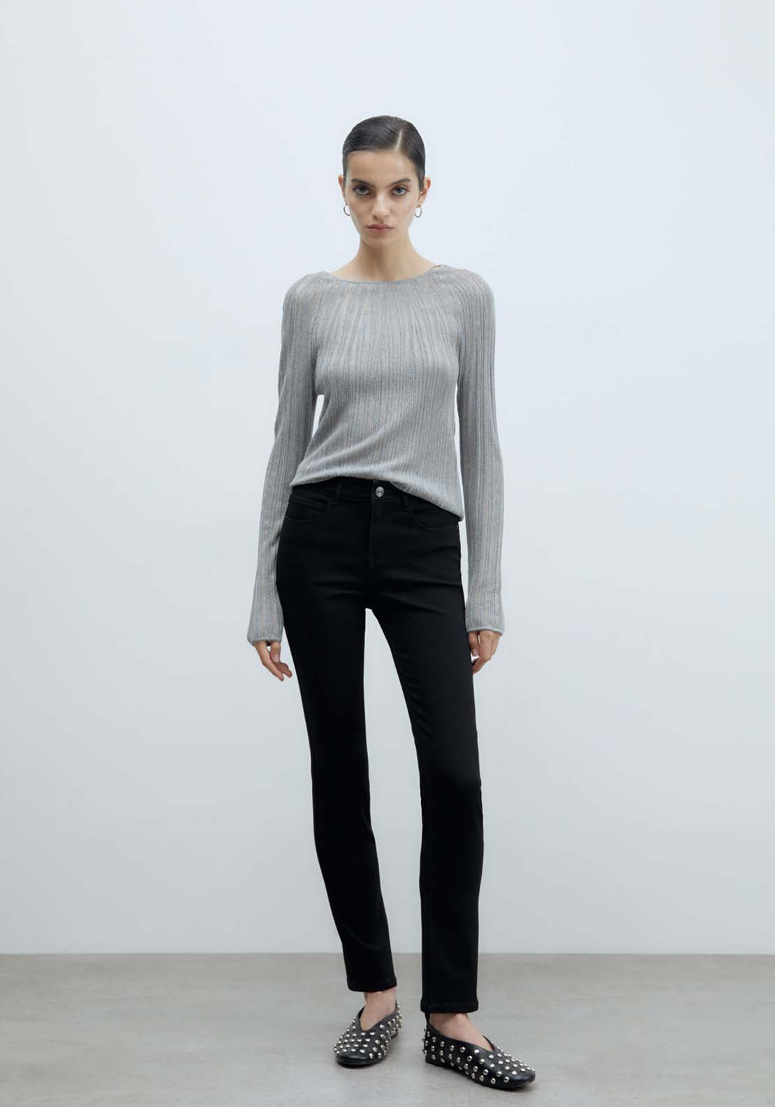 Sfera Basic Cigarette Jeans - Black 2 Shaws Department Stores
