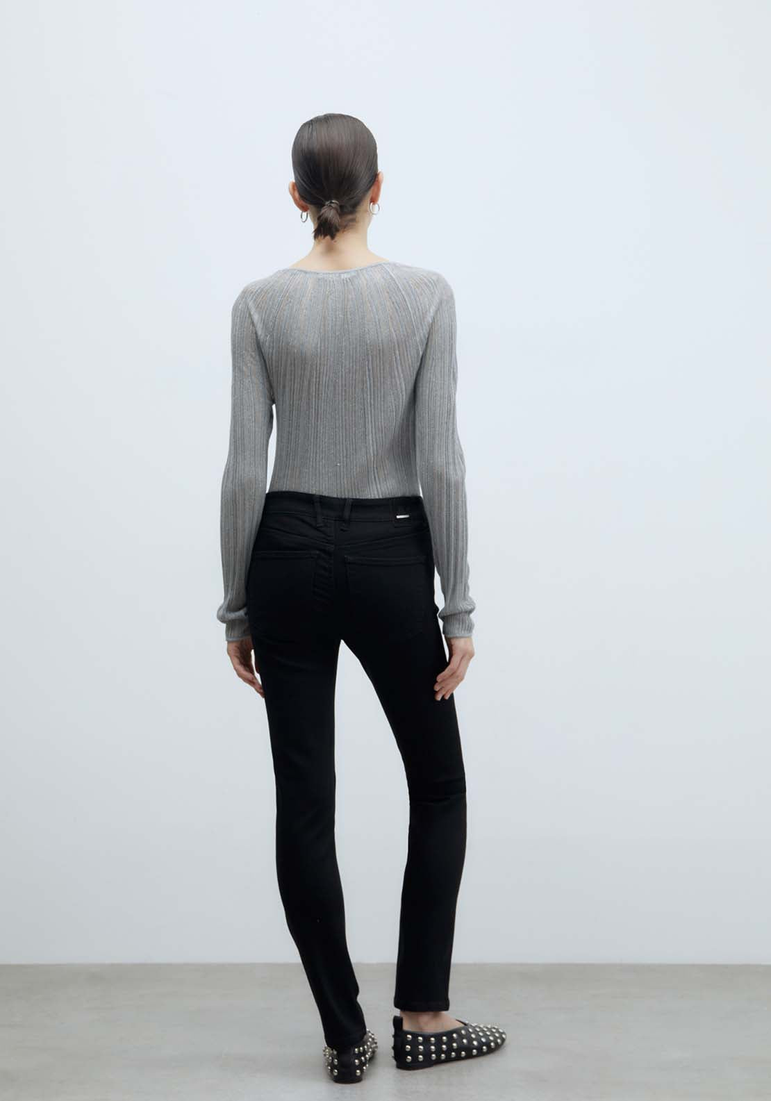 Sfera Basic Cigarette Jeans - Black 3 Shaws Department Stores