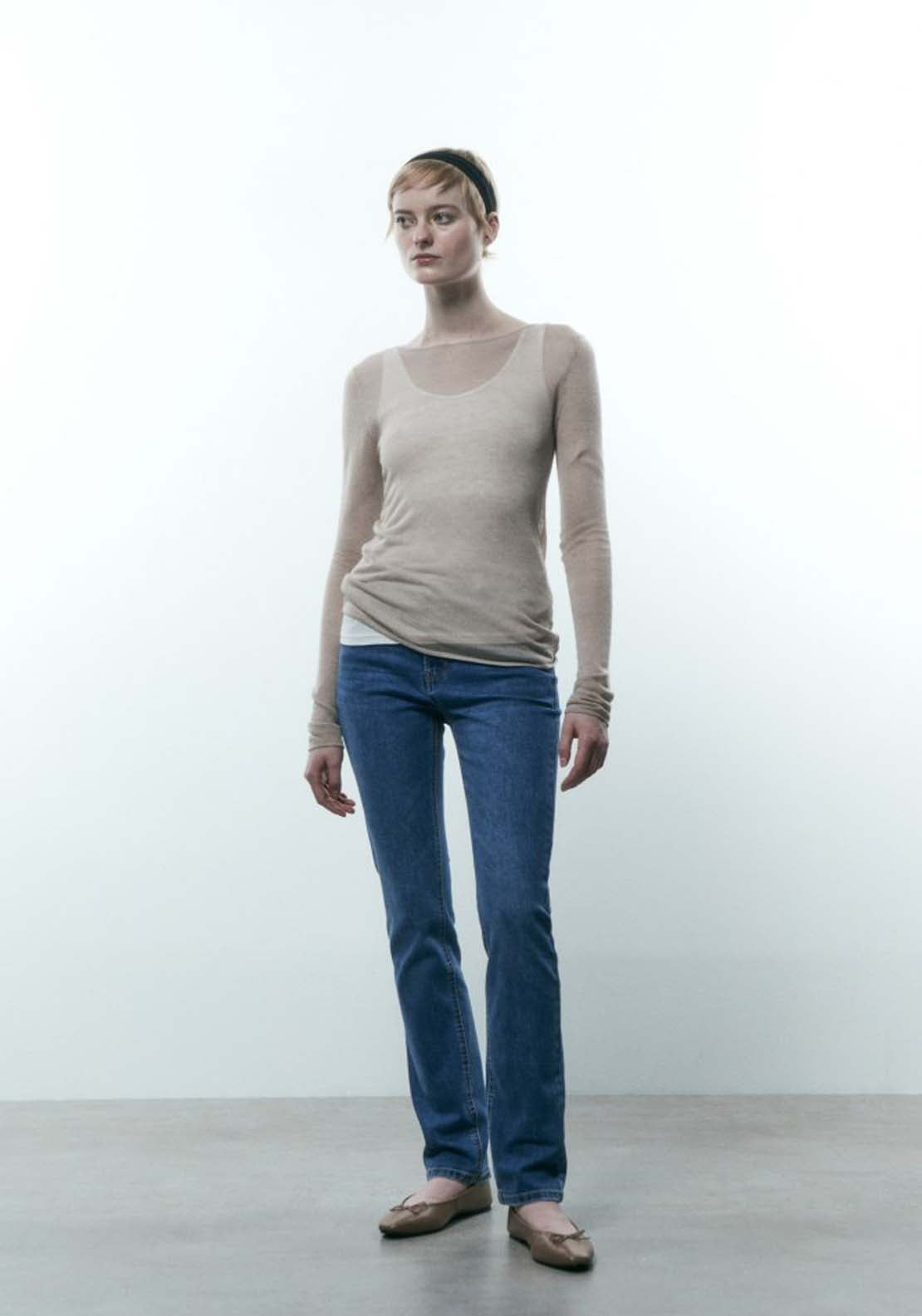 Sfera Basic straight-leg jeans - Blue 3 Shaws Department Stores