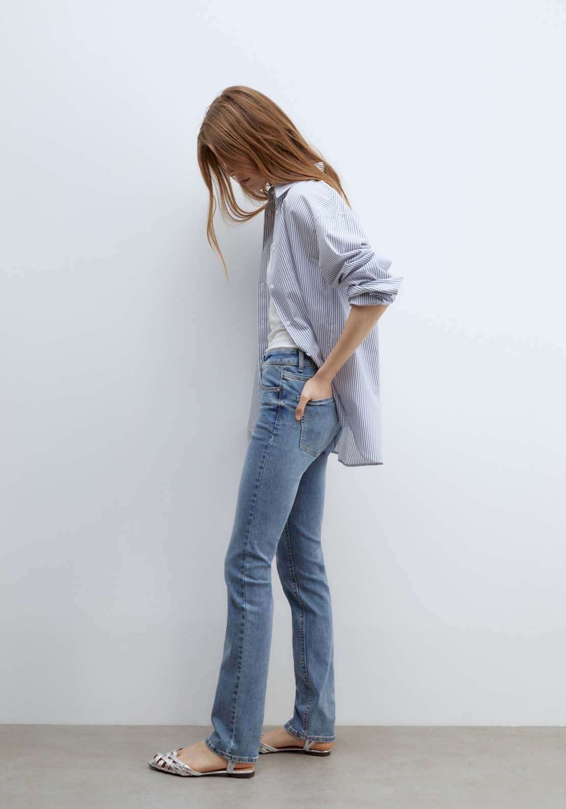 Sfera Basic straight-leg jeans - Medium Wash 1 Shaws Department Stores