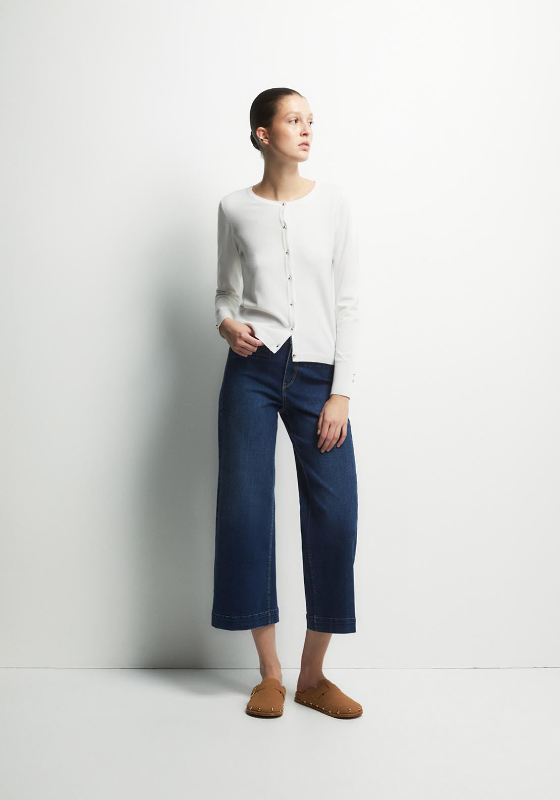 Sfera Culotte Wide Leg Jeans - Denim 4 Shaws Department Stores