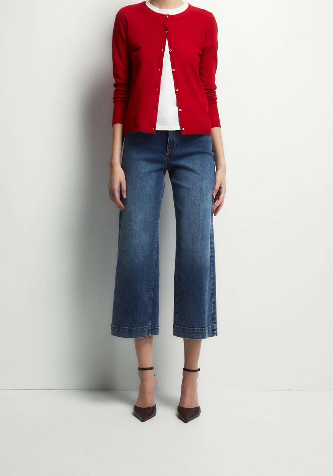 Sfera Wide Leg Culotte Jeans - Denim 1 Shaws Department Stores