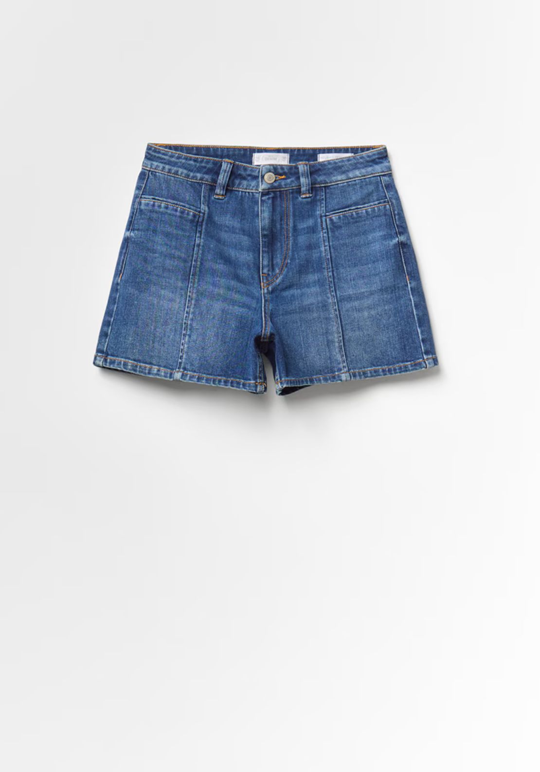 Sfera Relaxed Fit Denim Bermuda Shorts - Dark Blue 5 Shaws Department Stores