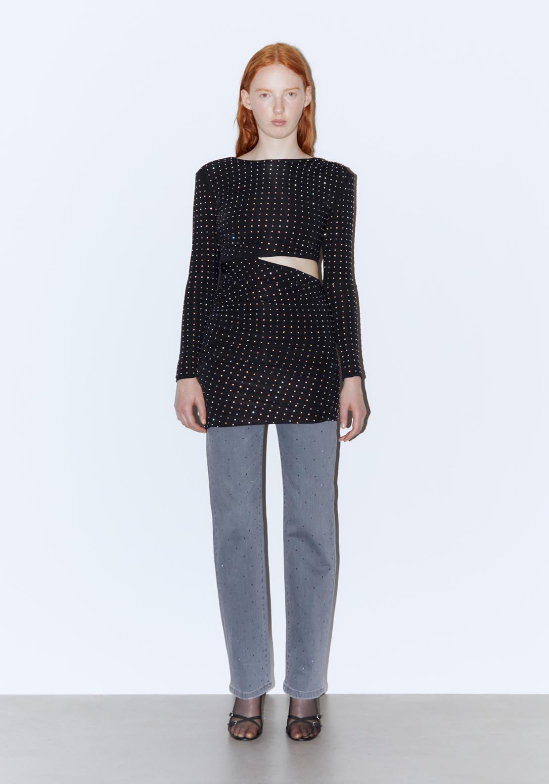 Sfera Studs regular-fit jeans - Grey 6 Shaws Department Stores