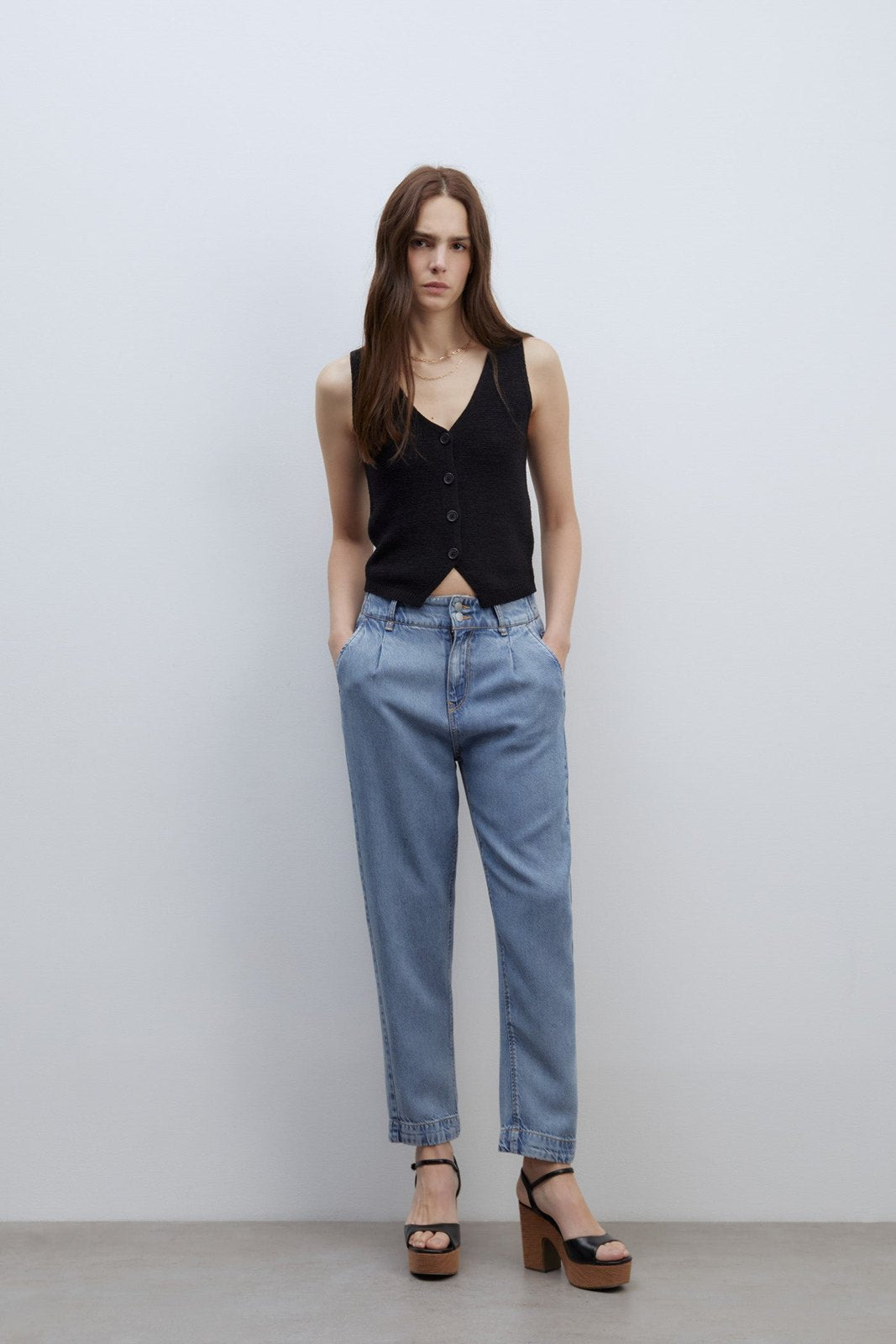 Sfera Baggy jeans - Medium Wash 1 Shaws Department Stores