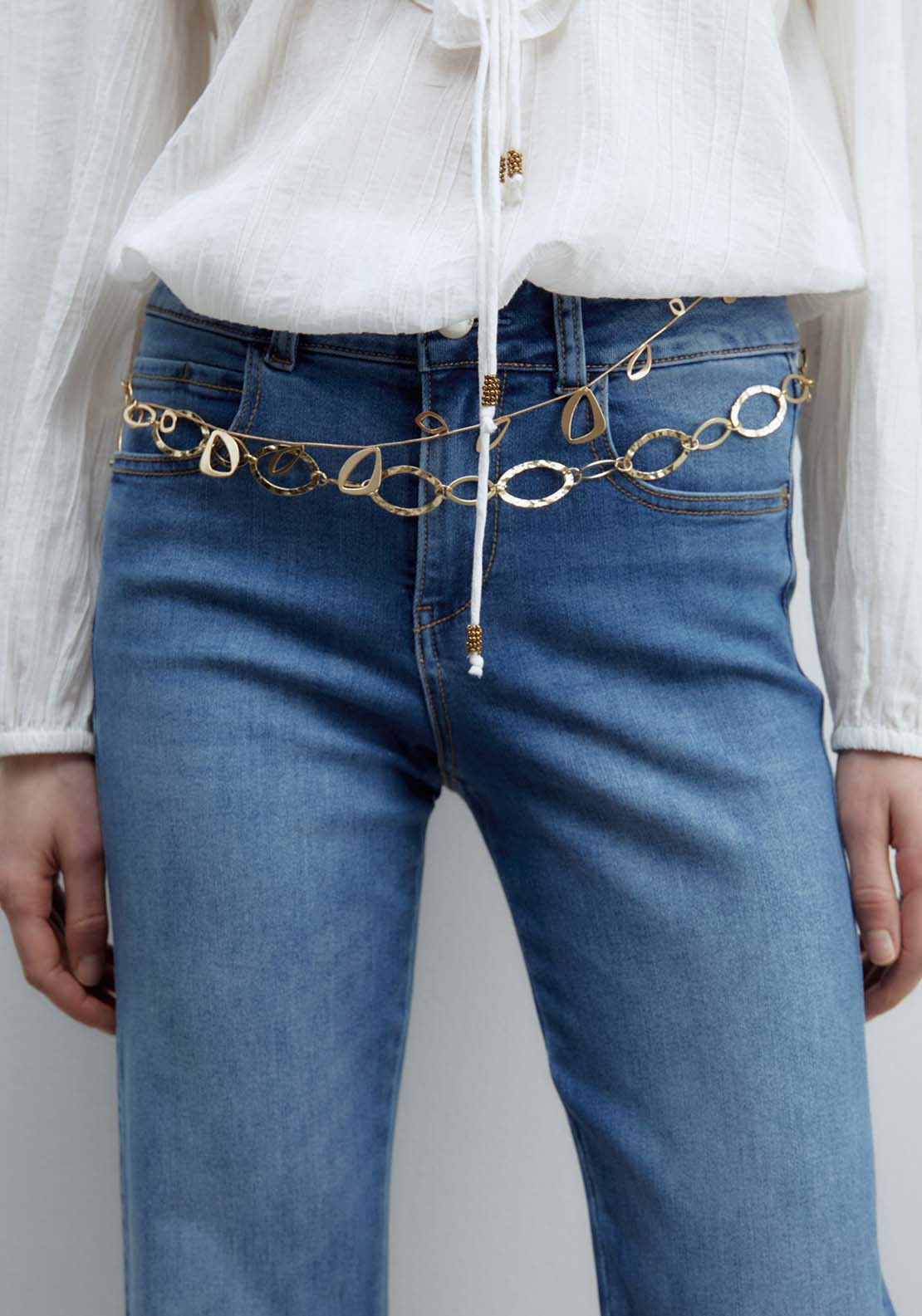 Sfera Slim-Fit Flared Jeans - Medium Wash 5 Shaws Department Stores