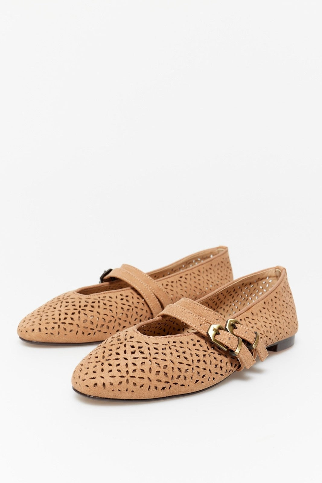 Sfera Die Cut Espadrilles - Camel 2 Shaws Department Stores