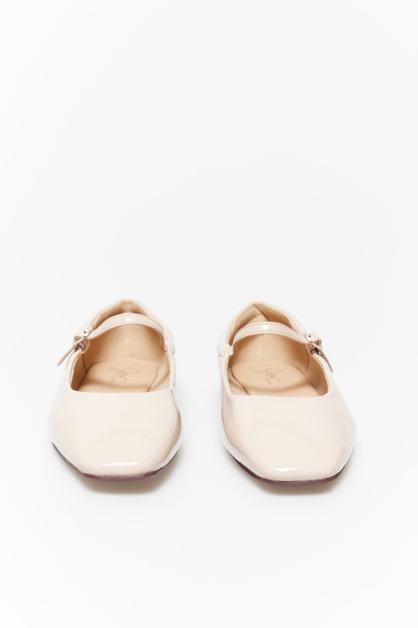 Sfera Basic Patent Leather Mary Jane - Nude 2 Shaws Department Stores