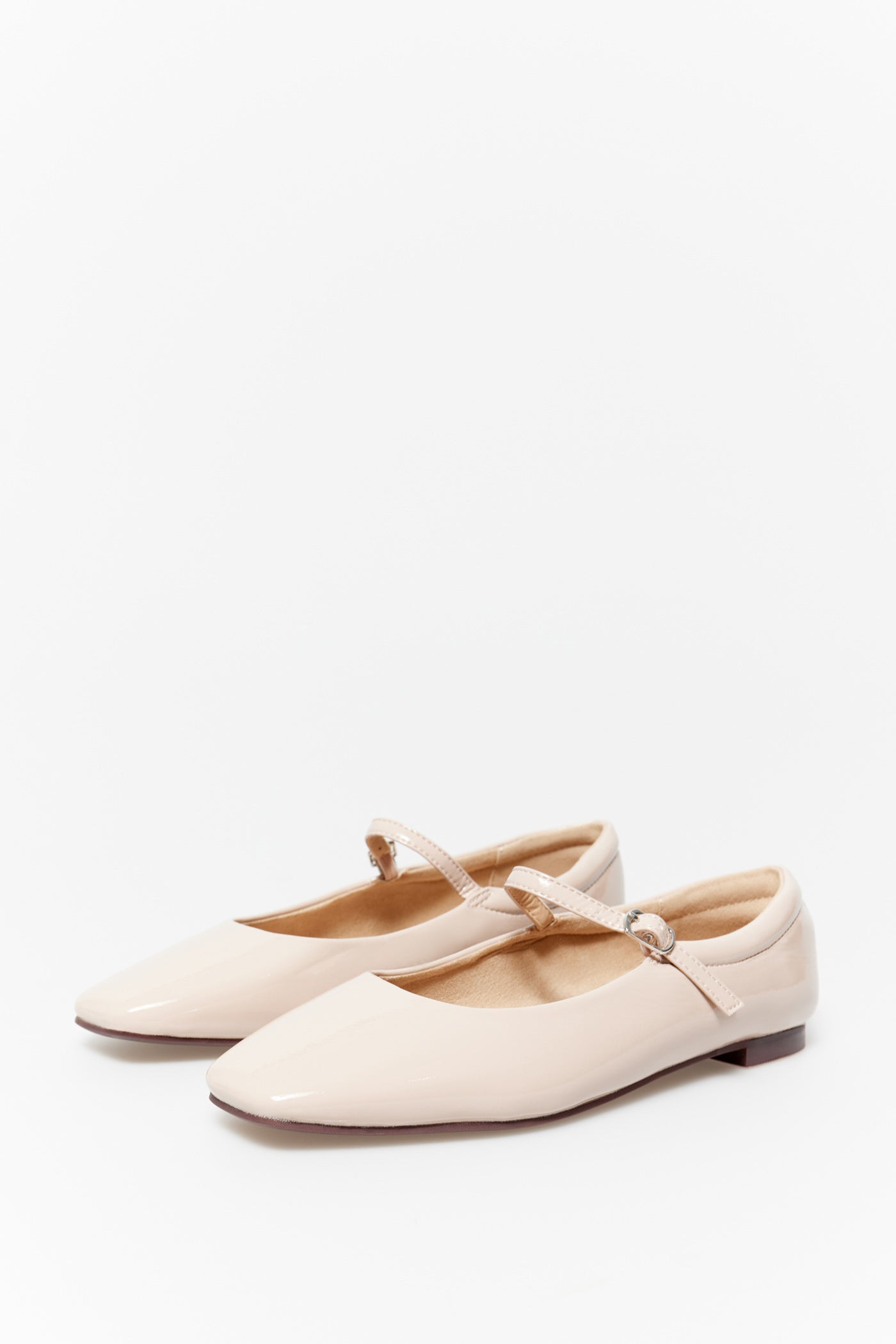 Sfera Basic Patent Leather Mary Jane - Nude 3 Shaws Department Stores