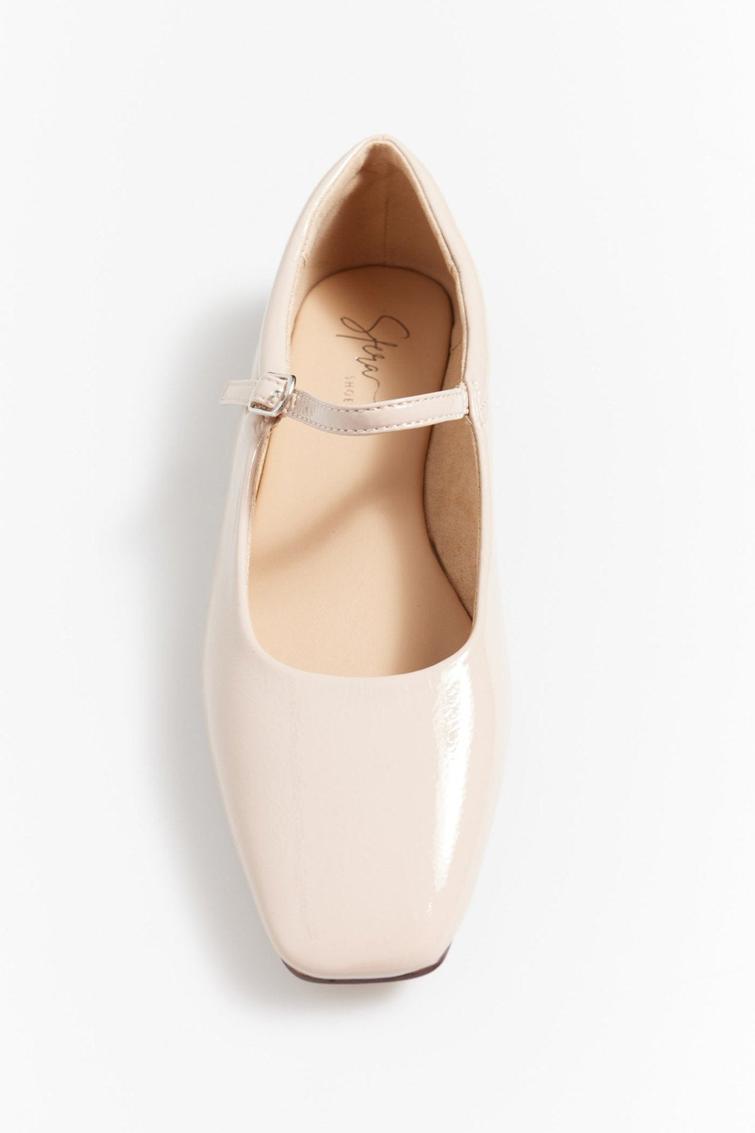 Sfera Basic Patent Leather Mary Jane - Nude 5 Shaws Department Stores